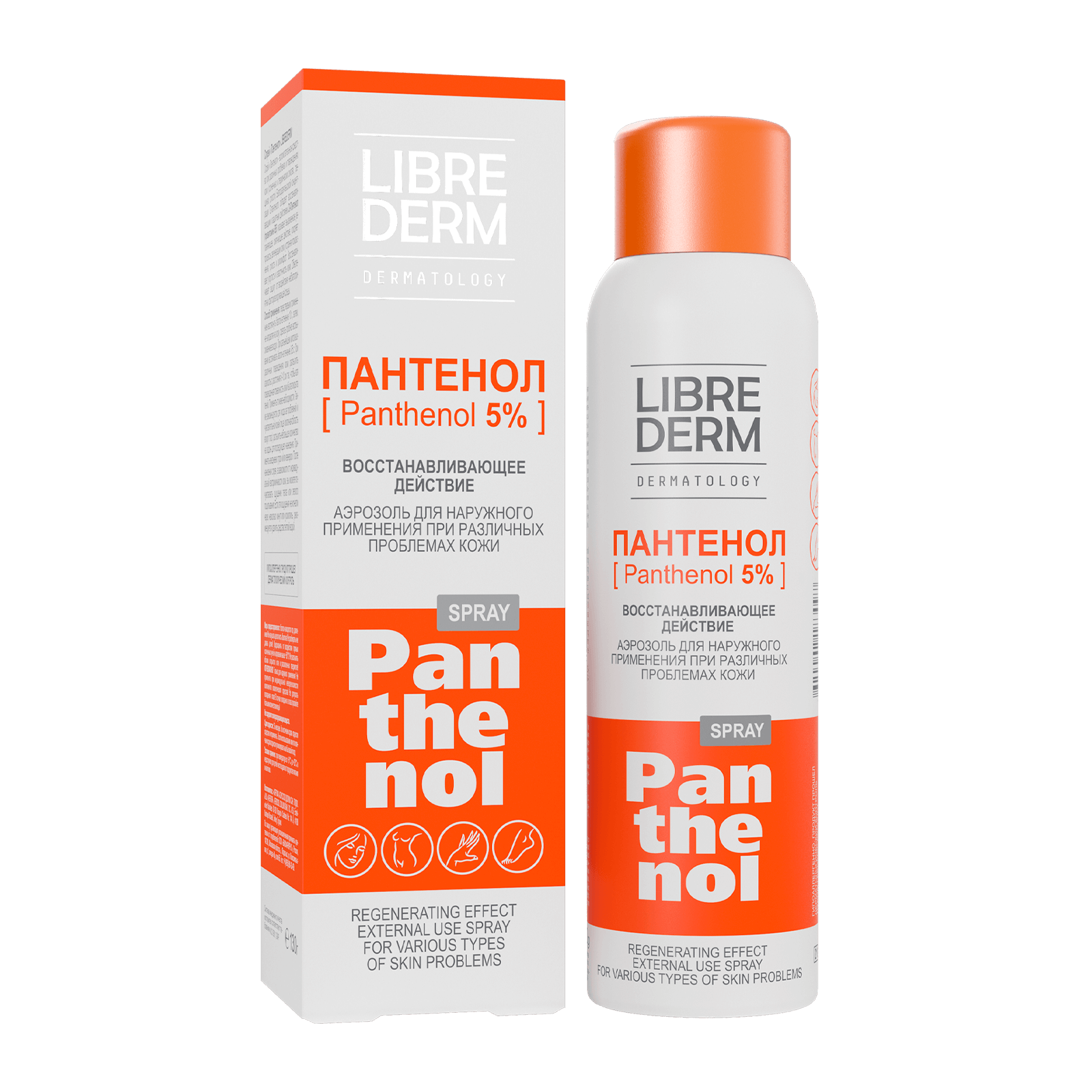 Либридерм PANTHENOL Спрей-пена 5%, 130 мл