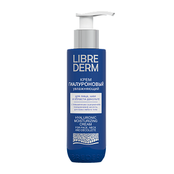 Гиалуроновый крем увлажняющий для лица, шеи и области декольте 150 мл